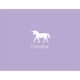 Orchid Unicorn Foldover Note Cards Image 2 of 3